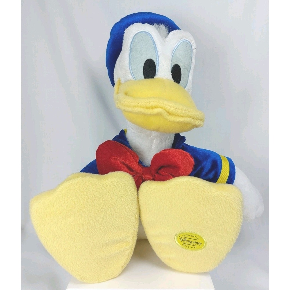 Donald Duck 18" Plush The Disney Store Authentic Original Stuffed Animal Toy